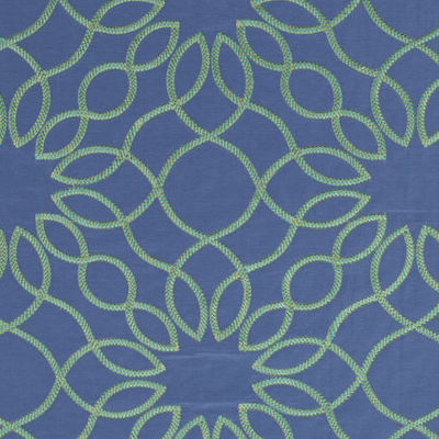 BEACON HILL FABRICS-COROA -ISLANDBLUE