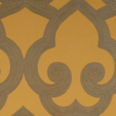 ROBERT ALLEN FABRICS-TUCKED FRAME -GOLDENROD