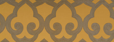 ROBERT ALLEN FABRICS-TUCKED FRAME -GOLDENROD