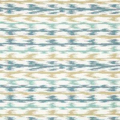 ROBERT ALLEN FABRICS-IKAT VINES RR -LAGOON
