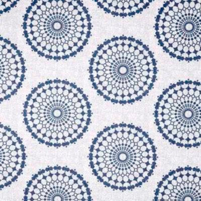 ROBERT ALLEN FABRICS-CIRCLE CREST -INDIGO