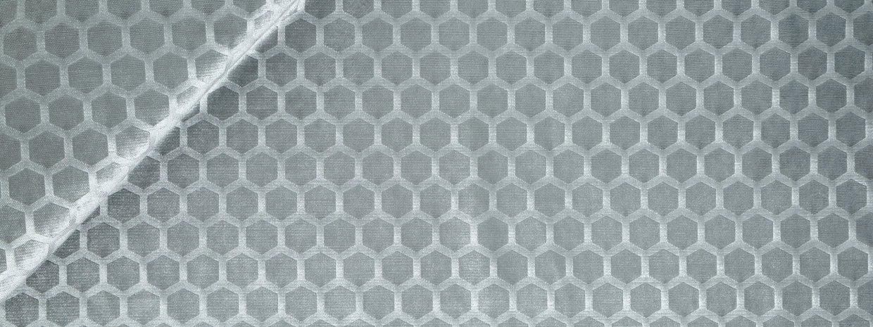 Buy ROBERT ALLEN FABRICS-SOFT HEX -PEWTER