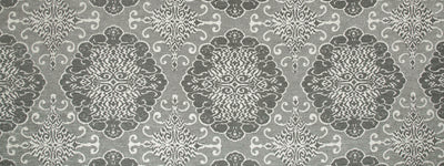 ROBERT ALLEN FABRICS-GRAND MOTIF BK -GREYSTONE