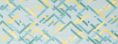 BEACON HILL FABRICS-ABSTRACT FRET -PACIFIC
