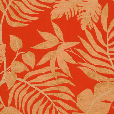 BEACON HILL FABRICS-POSITANO PALM -CORAL