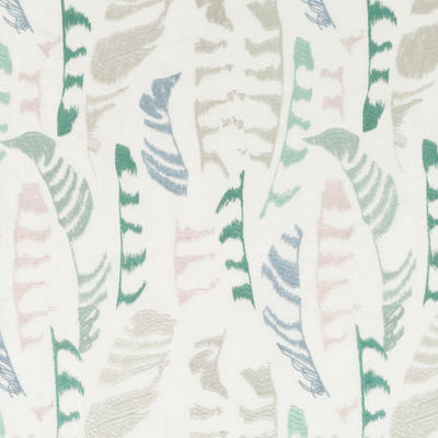 BEACON HILL FABRICS-PLUME STITCH -SURF