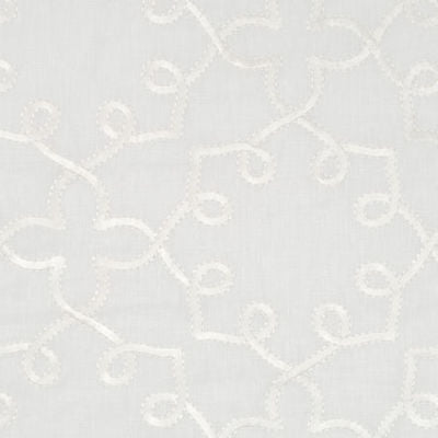 BEACON HILL FABRICS-LEILA SCROLL -WHITE