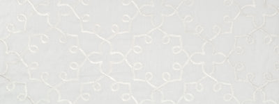 BEACON HILL FABRICS-LEILA SCROLL -WHITE