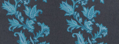 BEACON HILL FABRICS-CORDED VINE -INDIGO
