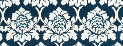 ROBERT ALLEN FABRICS-PALM GARDENS -INDIGO