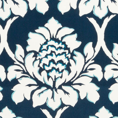 ROBERT ALLEN FABRICS-PALM GARDENS -INDIGO