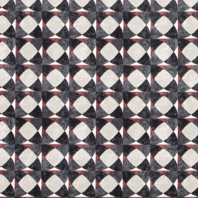 ROBERT ALLEN FABRICS-ECHO GEO -GRAPHITE
