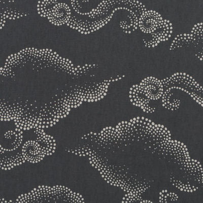 ROBERT ALLEN FABRICS-CLOUDBURST -GRAPHITE