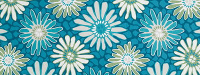 ROBERT ALLEN FABRICS-TACTILE BLOOM -TURQUOISE