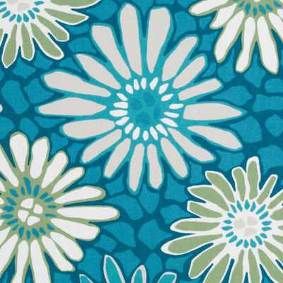 ROBERT ALLEN FABRICS-TACTILE BLOOM -TURQUOISE