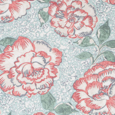 ROBERT ALLEN FABRICS-PEONY BOWL -CORAL