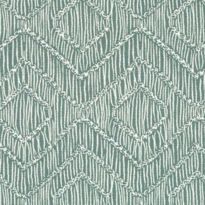 ROBERT ALLEN FABRICS-RATTAN GEO BK -ALOE