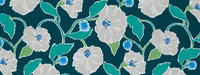 ROBERT ALLEN FABRICS-JUNGLE BLOOM -MARRAKECHGREEN