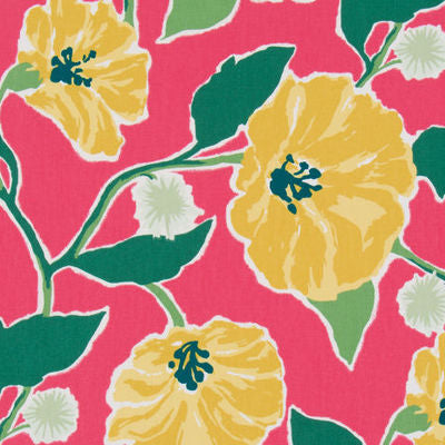 ROBERT ALLEN FABRICS-JUNGLE BLOOM -STRAWBERRY