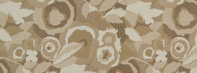 ROBERT ALLEN FABRICS-KAFFA FLORA BK -TWINE