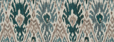 ROBERT ALLEN FABRICS-JAKORI RR BK -AEGEAN