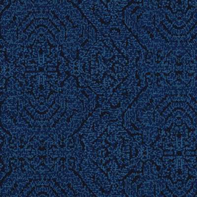 BEACON HILL FABRICS-ESCOT MAZE -INDIGO