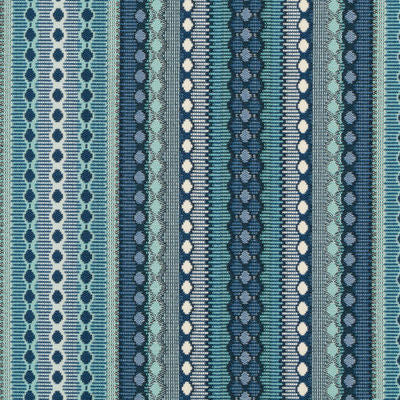 ROBERT ALLEN FABRICS-JODSTER RR BK -OCEAN