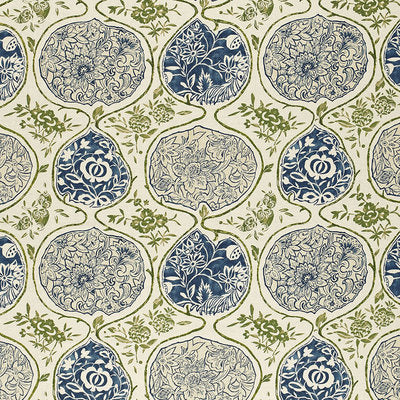 Schumacher Fabrics , a selection of fabrics such as velvet, damask, cotton, silk, linen and sheers.