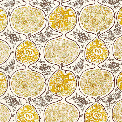 Schumacher Fabrics , a selection of fabrics such as velvet, damask, cotton, silk, linen and sheers.