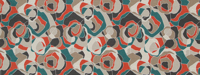 ROBERT ALLEN FABRICS-ORTENSIA -PERSIMMON