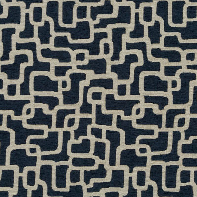 ROBERT ALLEN FABRICS-MANGISA BK -INDIGO
