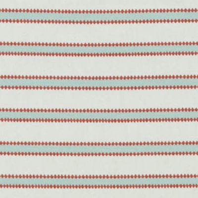 DURALEE FABRICS-15634 -223-MINT/RED