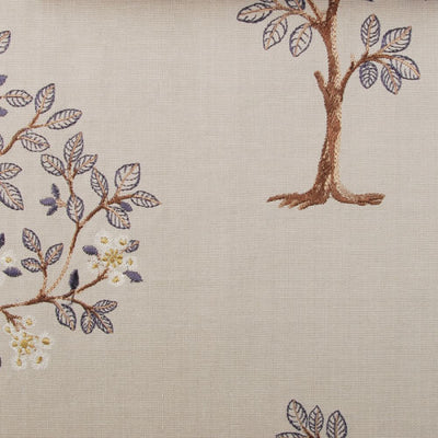 HIGHLAND COURT FABRICS-190145H -108-BLUE/BROWN