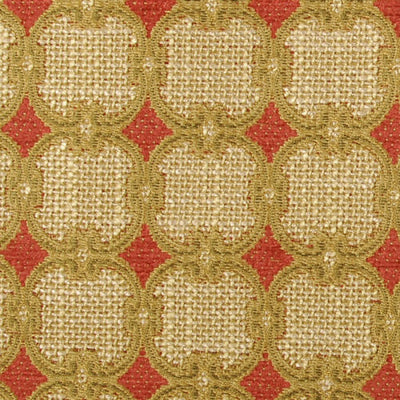 HIGHLAND COURT FABRICS-180578H -687-RUBY/OLIVE