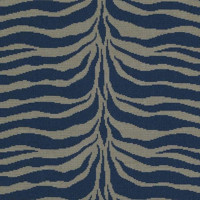 HIGHLAND COURT FABRICS-HU15976 -108-BLUE/BROWN