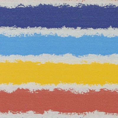 DURALEE FABRICS-DW16050 -73-RED/BLUE