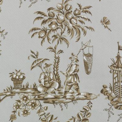 BAILEY & GRIFFIN FABRICS-200016H -606-LINEN/CHARC