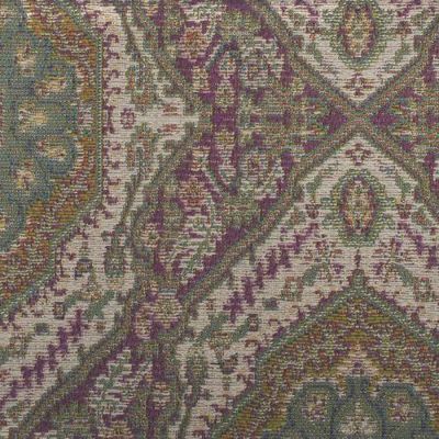 DURALEE FABRICS-15576 -694-PURPLE/SAGE