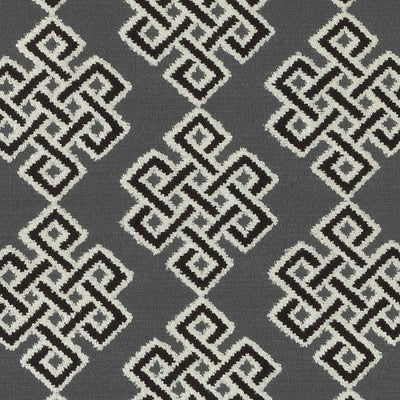 DURALEE FABRICS-DV15968 -295-BLACK/WHITE