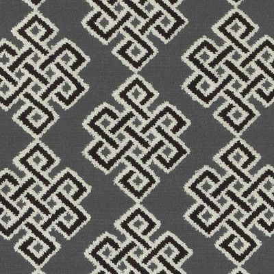 DURALEE FABRICS-DV15968 -295-BLACK/WHITE