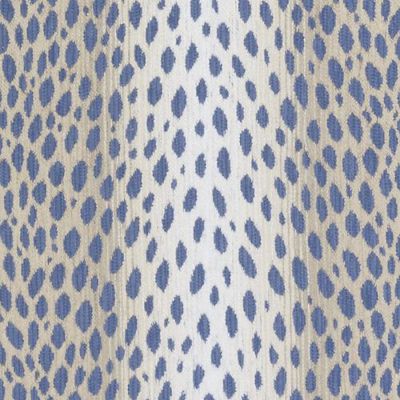 DURALEE FABRICS-DU16105 -50-NATURAL/BLUE