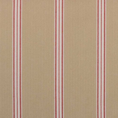 DURALEE FABRICS-32660 -90-NATURAL/RED
