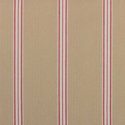 DURALEE FABRICS-32660 -90-NATURAL/RED
