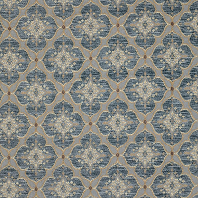 KRAVET COUTURE - ORNAMENT ACCENT - CERULEAN