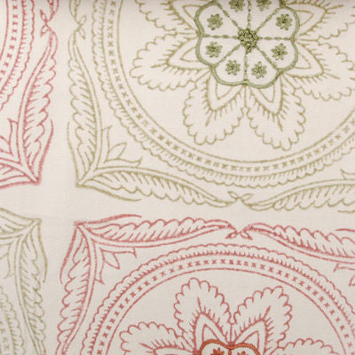 HIGHLAND COURT FABRICS-190134H -138-ROSE/GREEN