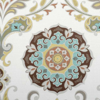 DURALEE FABRICS-42306 -680-AQUA/COCOA