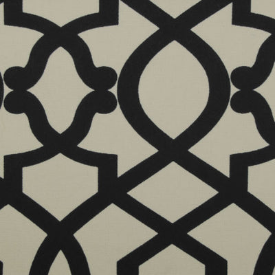 DURALEE FABRICS-36144 -144-BLACK/BEIGE
