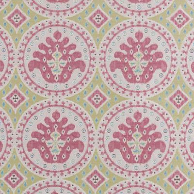 DURALEE FABRICS-36235 -700-PINK/GREEN