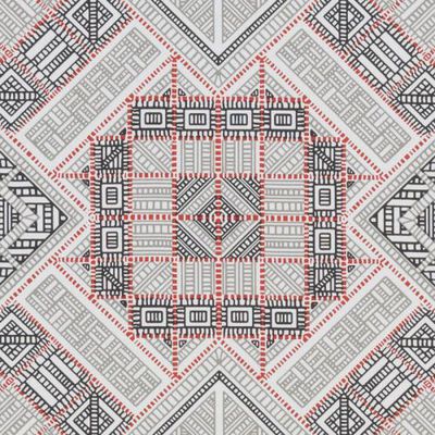 SUBURBAN FABRICS-SE42566 -9-RED