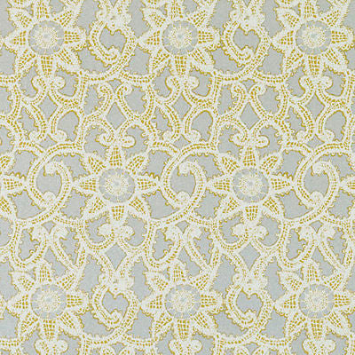 DURALEE FABRICS-42444 -240-GOLD/SILVER